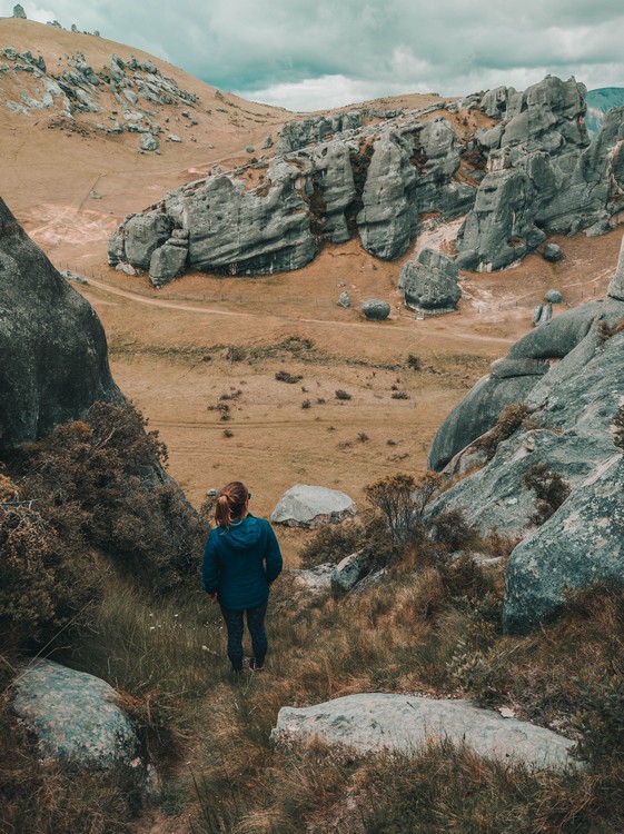 Castle rock, New Zealand